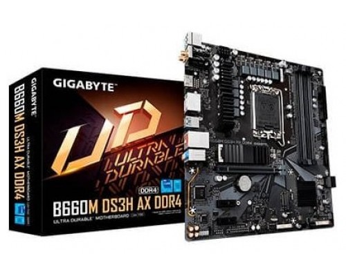 PLACA BASE GIGABYTE B660M DS3H AX 1700 MATX 2XDDR4